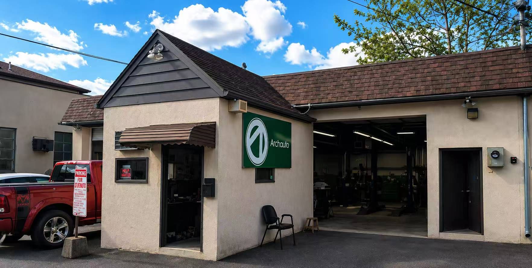 Arch Auto Body and Collision storefront in Fairview, New Jersey